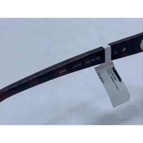 Prodesign Denmark 5646 c.4132 53-16-135 Red & Black Tortoise Plastic Glasses - Picture 6 of 8